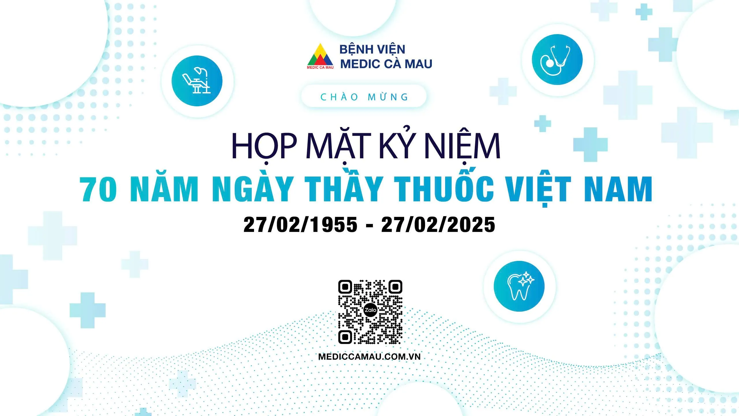Chào mừng 70 năm ngày Thầy thuốc Việt Nam (27/02/1955 – 27/02/2025)